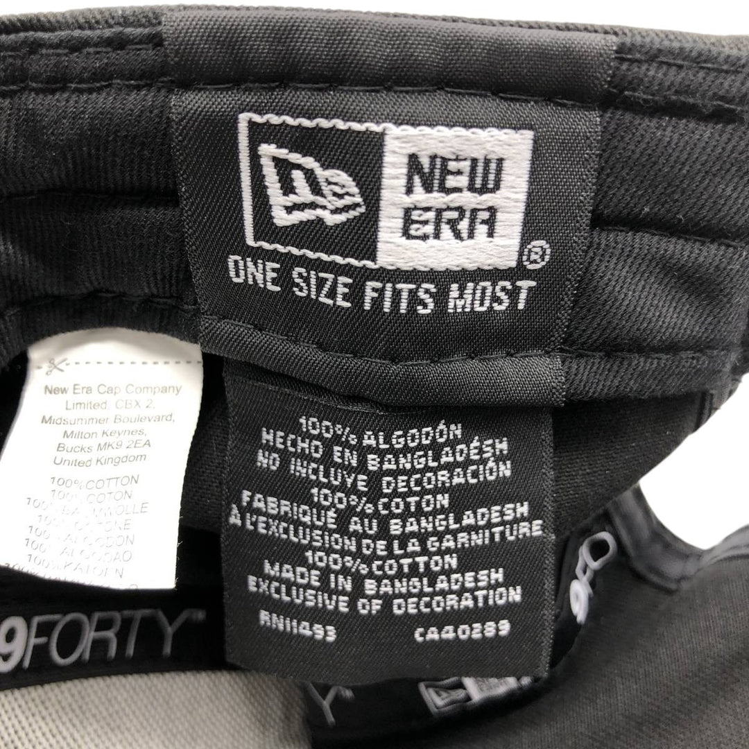 New Era MLB Los Angeles Dodgers Baseball Cap, One Size Fits Most cotton black type Vintage Second Hand