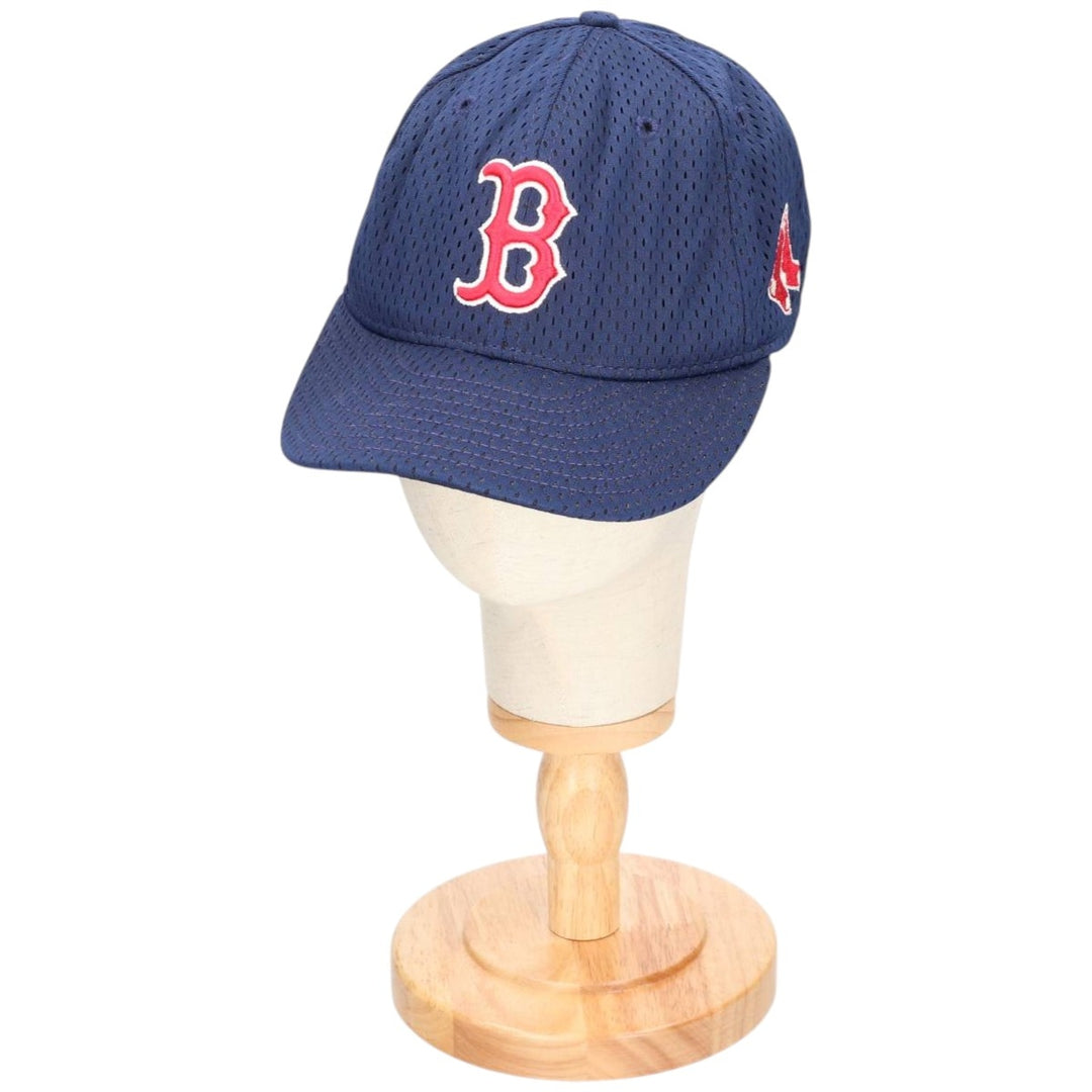New Era MLB Boston Red Sox Baseball Cap, Made in USA, One Size Fits Most polyester navy blue type Vintage Second Hand