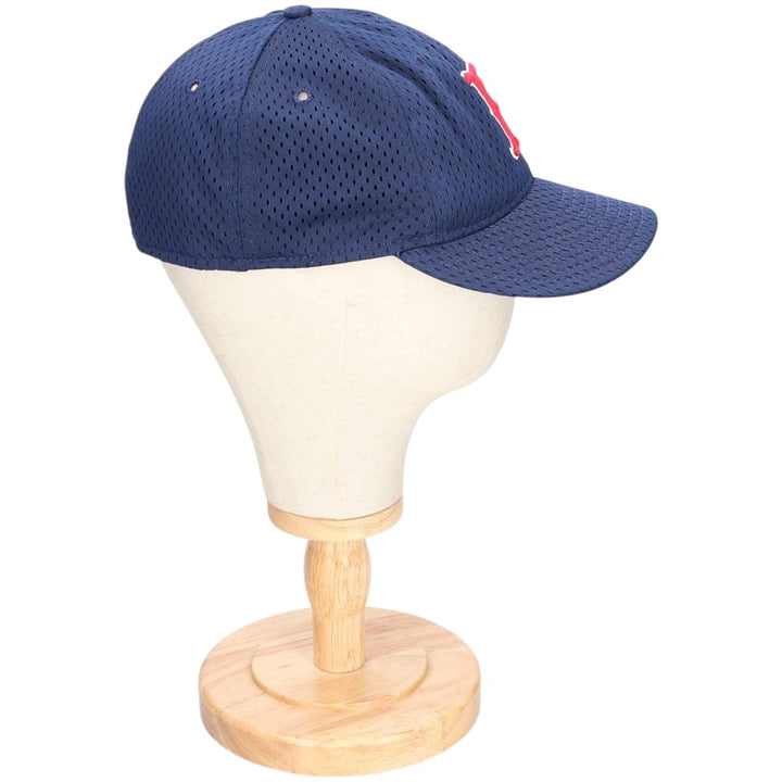 New Era MLB Boston Red Sox Baseball Cap, Made in USA, One Size Fits Most polyester navy blue type Vintage Second Hand