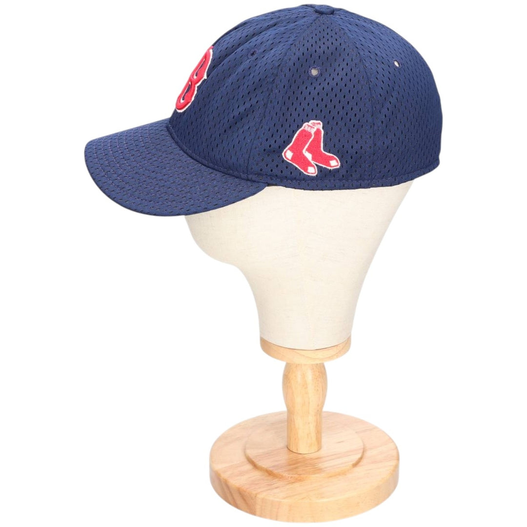 New Era MLB Boston Red Sox Baseball Cap, Made in USA, One Size Fits Most polyester navy blue type Vintage Second Hand