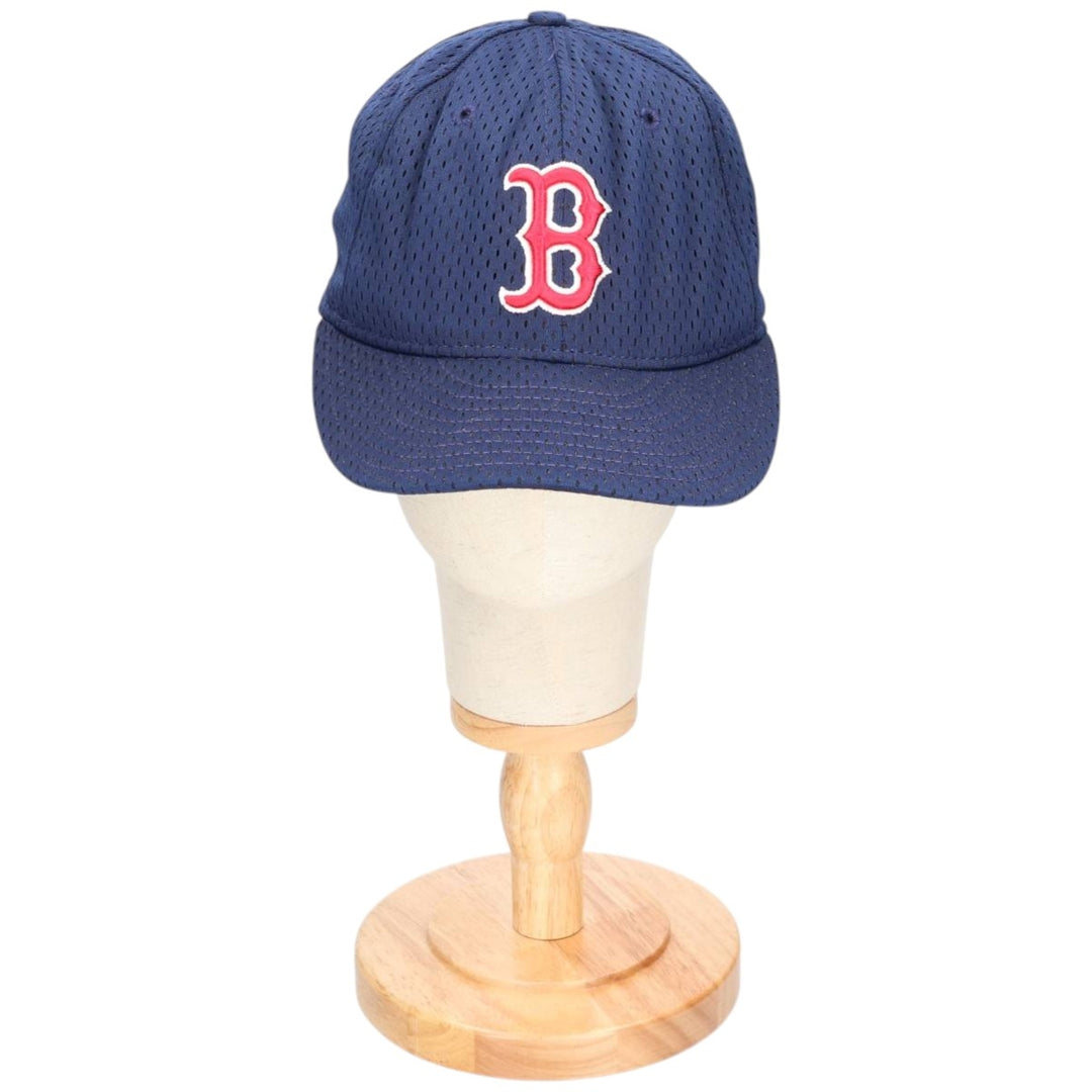 New Era MLB Boston Red Sox Baseball Cap, Made in USA, One Size Fits Most polyester navy blue type Vintage Second Hand