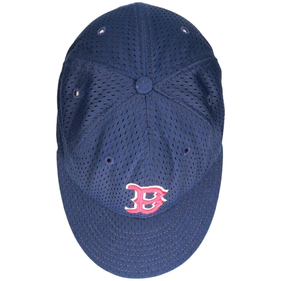 New Era MLB Boston Red Sox Baseball Cap, Made in USA, One Size Fits Most polyester navy blue type Vintage Second Hand