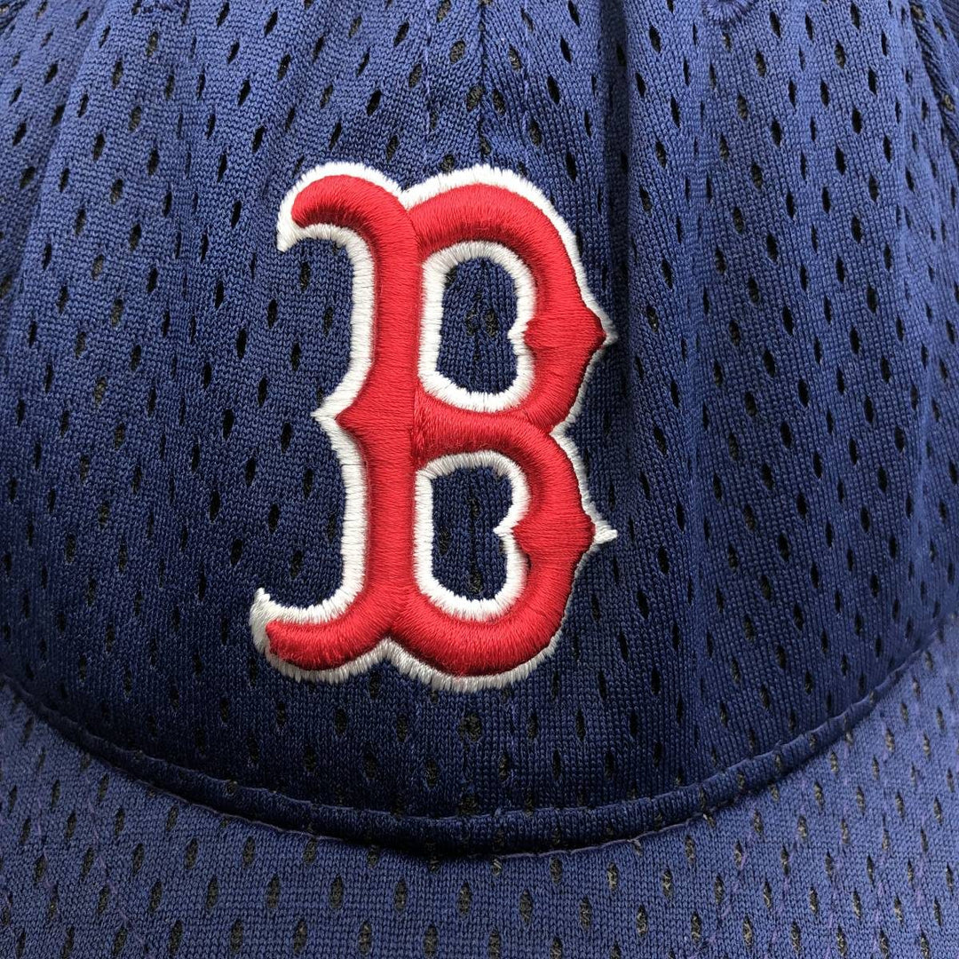 New Era MLB Boston Red Sox Baseball Cap, Made in USA, One Size Fits Most polyester navy blue type Vintage Second Hand