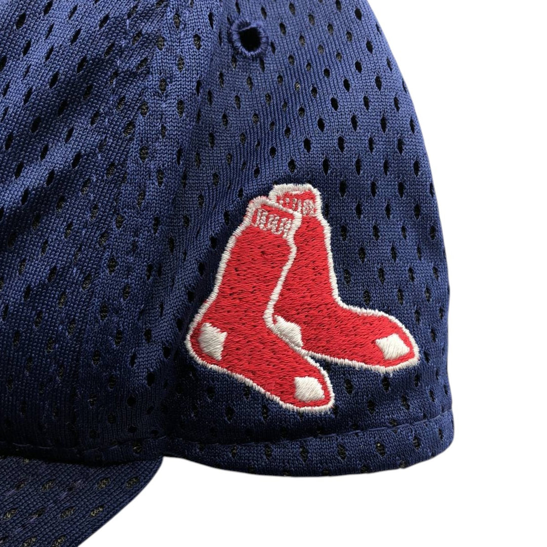 New Era MLB Boston Red Sox Baseball Cap, Made in USA, One Size Fits Most polyester navy blue type Vintage Second Hand