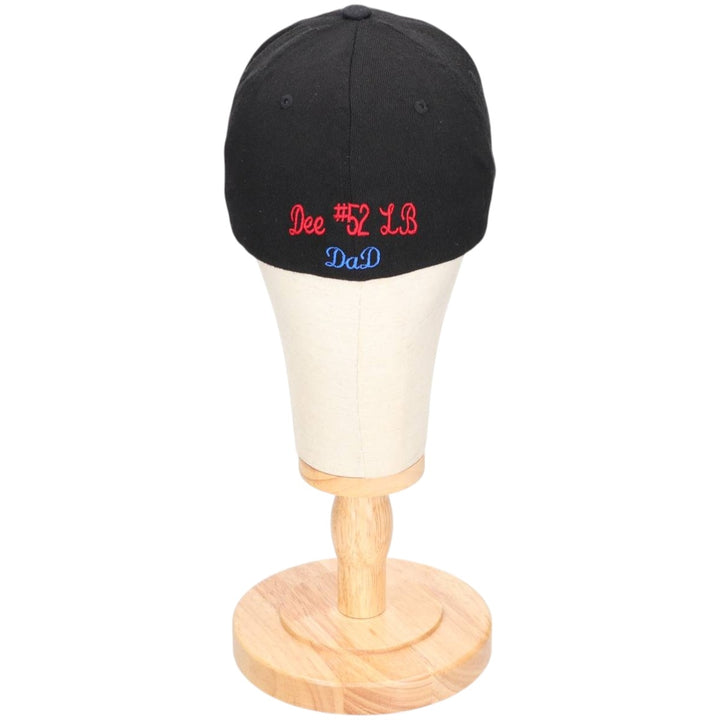 LIDS FLEXFIT College Baseball Cap (One Size Fits Most) acrylic black type Vintage Second Hand