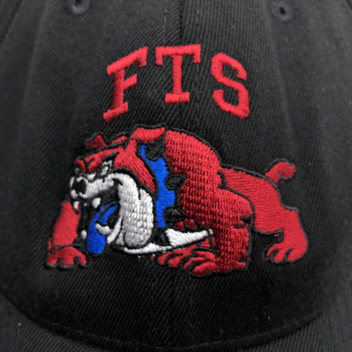 LIDS FLEXFIT College Baseball Cap (One Size Fits Most) acrylic black type Vintage Second Hand