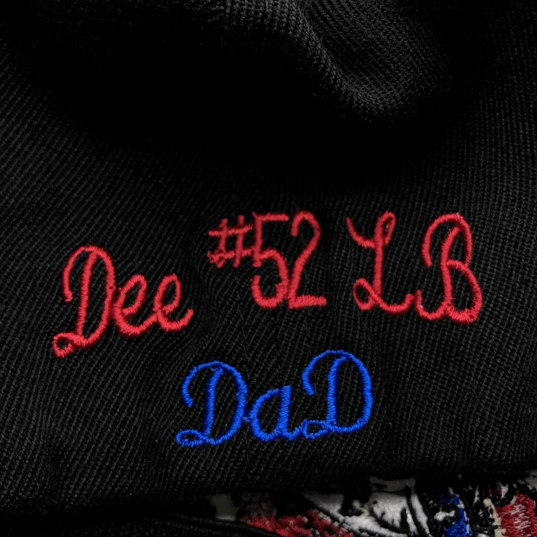 LIDS FLEXFIT College Baseball Cap (One Size Fits Most) acrylic black type Vintage Second Hand