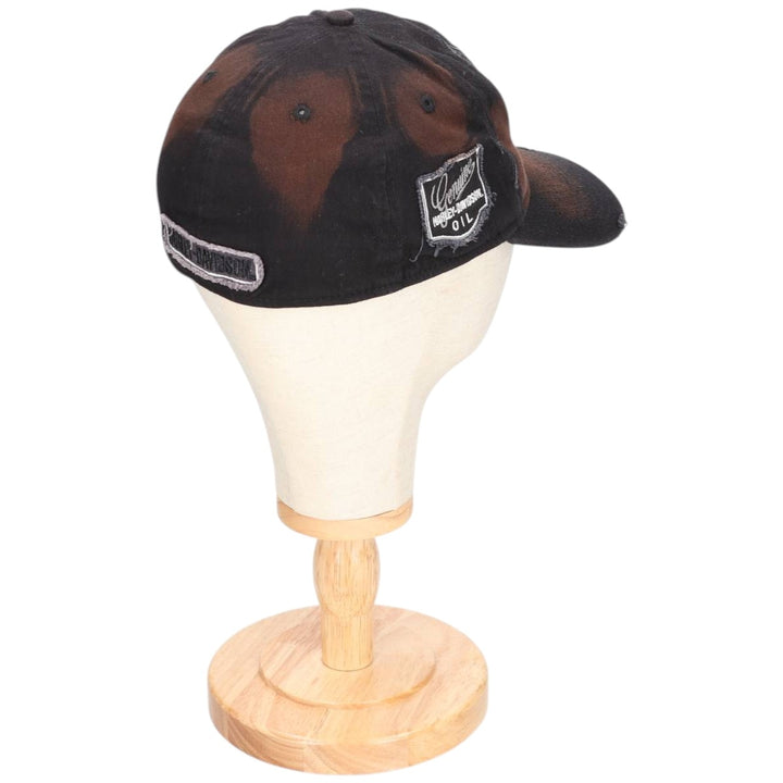 New Era Harley-Davidson Distressed Baseball Cap, One Size Fits Most cotton black type Vintage Second Hand