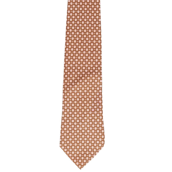 Brooks Brothers MAKERS Dot Pattern Tie, Made in USA silk Khaki type Vintage Second Hand