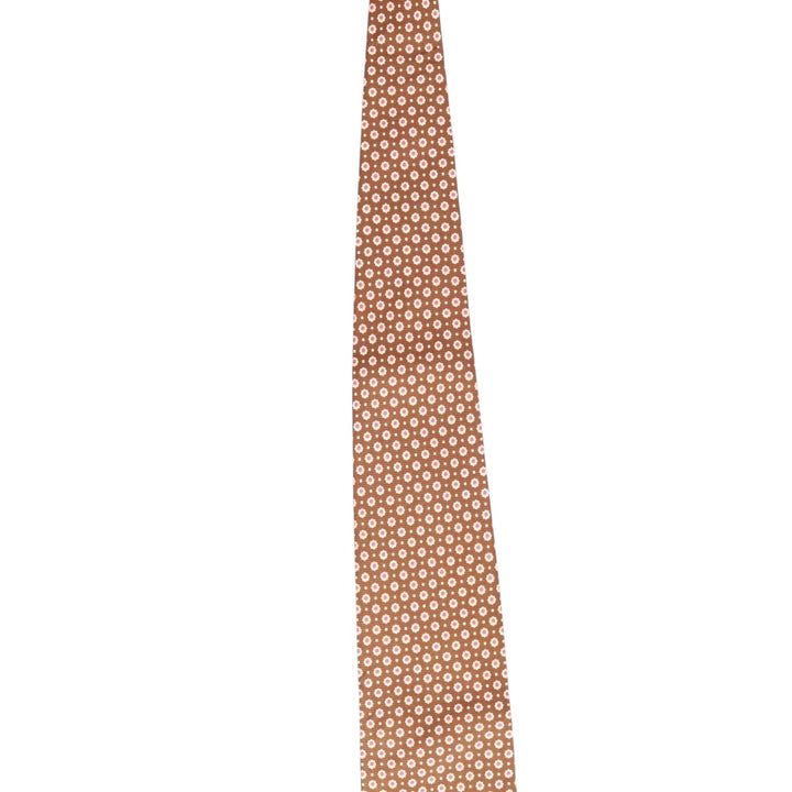 Brooks Brothers MAKERS Dot Pattern Tie, Made in USA silk Khaki type Vintage Second Hand