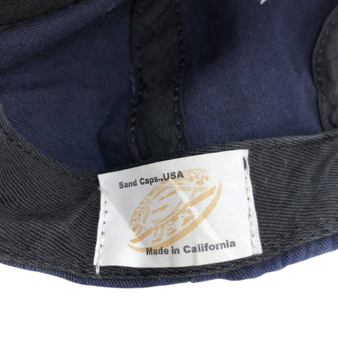 90'S SAND CAPS Baseball Cap, Made in USA, One Size Fits All, Vintage unclear navy blue type Vintage Second Hand
