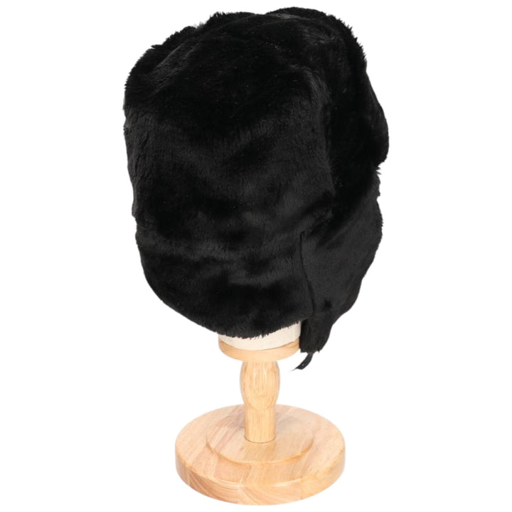 Ushanka fur flight cap, one size fits all unclear black type Vintage Second Hand