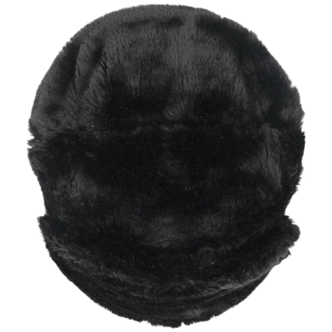 Ushanka fur flight cap, one size fits all unclear black type Vintage Second Hand