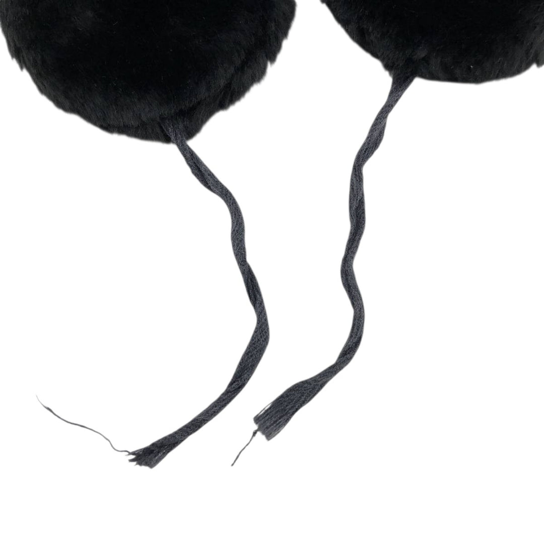 Ushanka fur flight cap, one size fits all unclear black type Vintage Second Hand