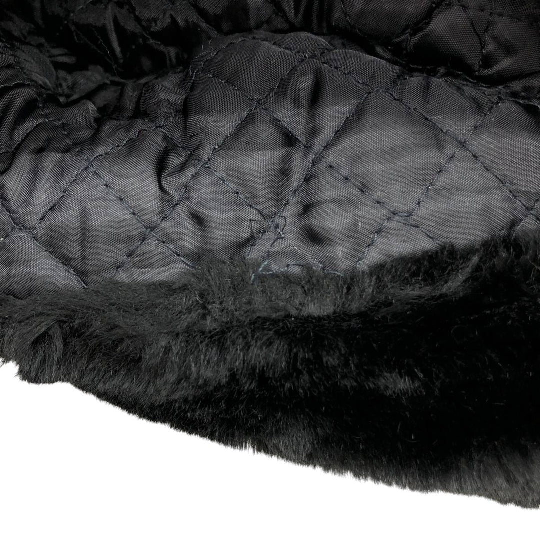 Ushanka fur flight cap, one size fits all unclear black type Vintage Second Hand