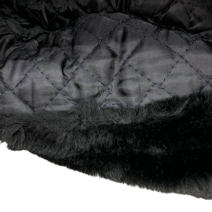 Ushanka fur flight cap, one size fits all unclear black type Vintage Second Hand