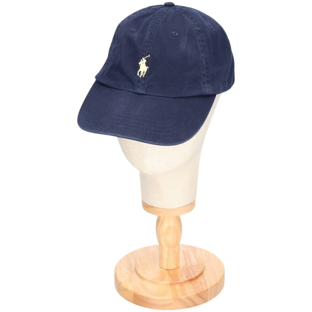 Ralph Lauren POLO RALPH LAUREN Baseball Cap Free Size cotton navy blue type Vintage Second Hand
