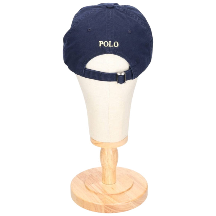 Ralph Lauren POLO RALPH LAUREN Baseball Cap Free Size cotton navy blue type Vintage Second Hand