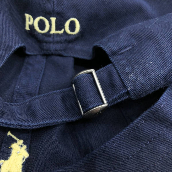 Ralph Lauren POLO RALPH LAUREN Baseball Cap Free Size cotton navy blue type Vintage Second Hand