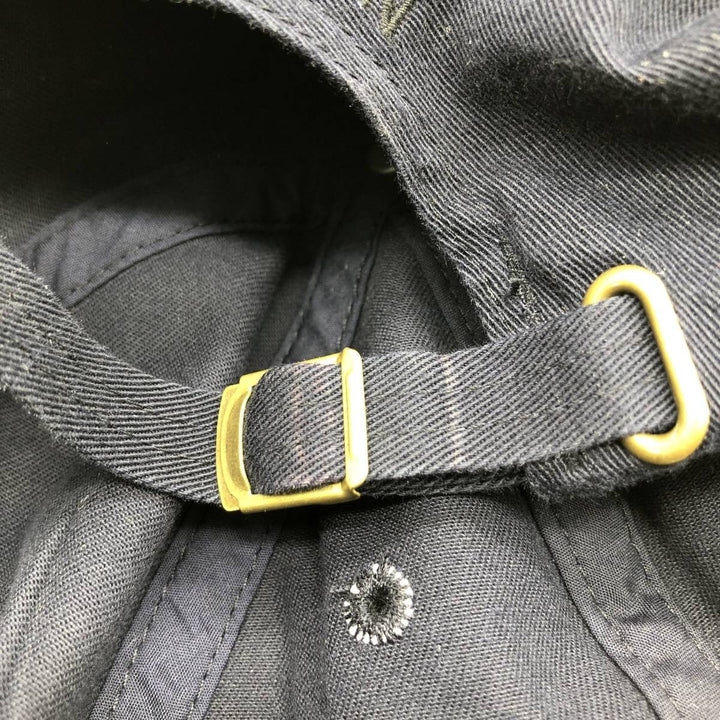 Ralph Lauren Polo Jeans Company Stars and Stripes Baseball Cap, One Size Fits Most cotton navy blue type Vintage Second Hand