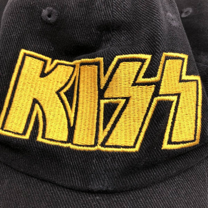 KISS Band Baseball Cap (One Size Fits All) cotton black type Vintage Second Hand
