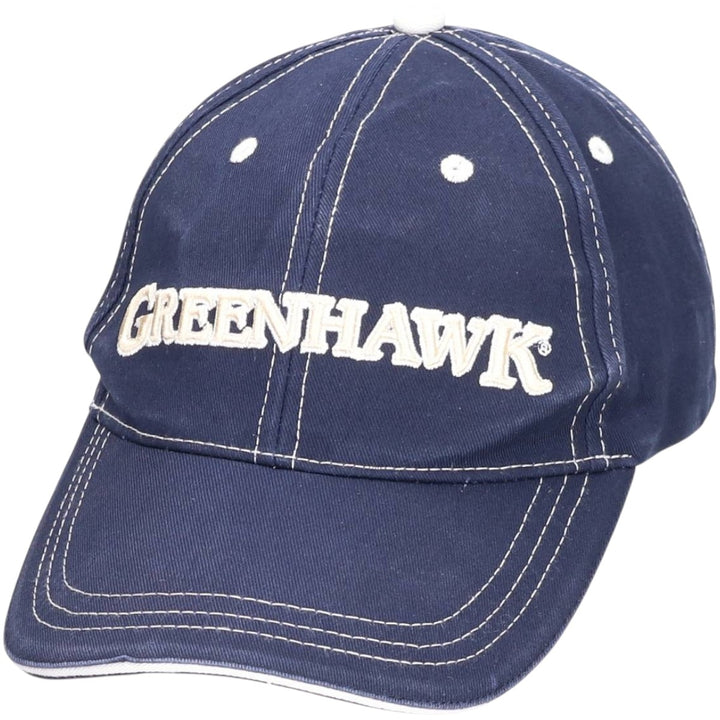 AERION 6-Panel Cap (Free Size) cotton navy blue type Vintage Second Hand