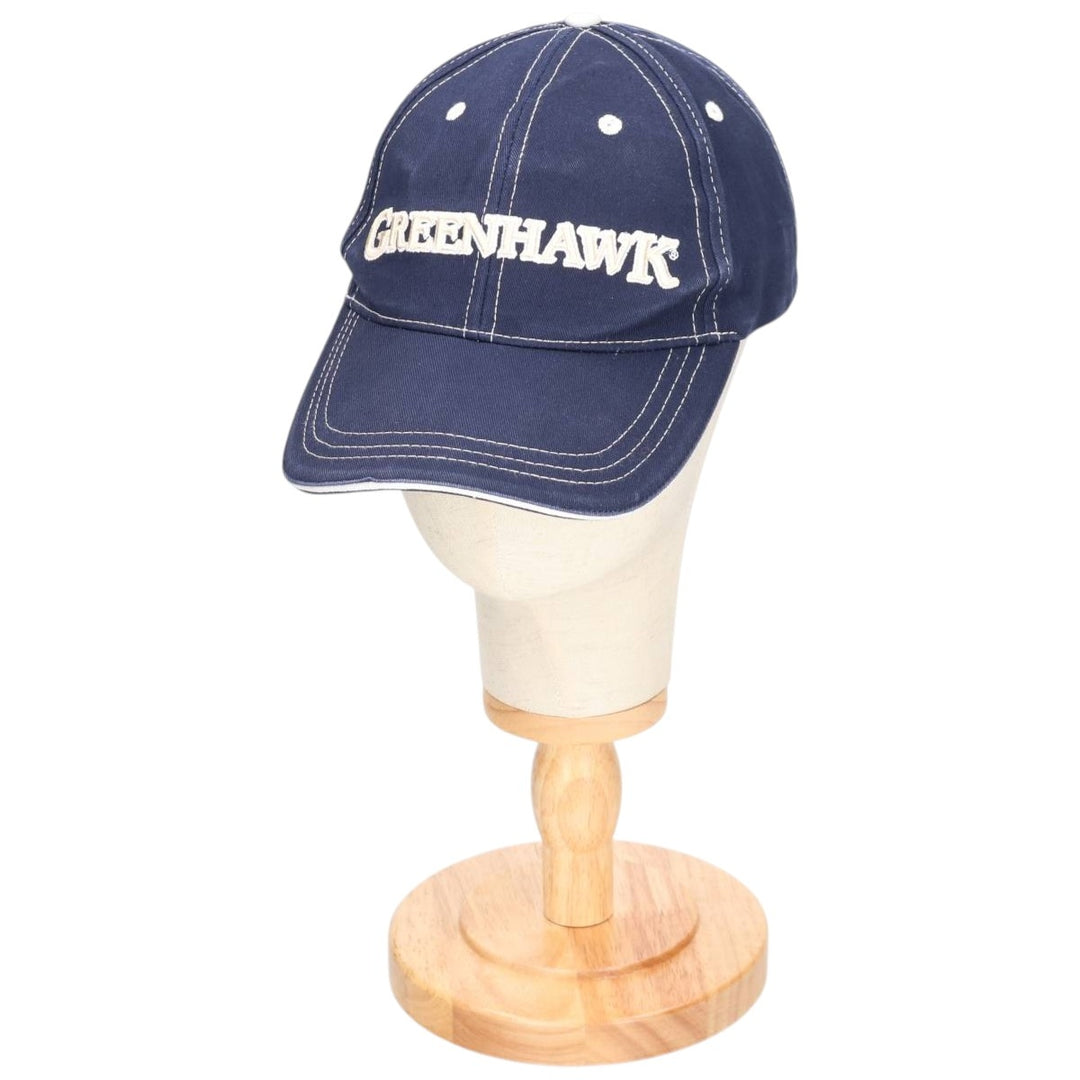 AERION 6-Panel Cap (Free Size) cotton navy blue type Vintage Second Hand