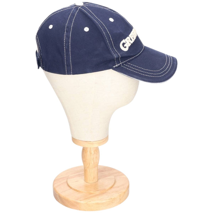 AERION 6-Panel Cap (Free Size) cotton navy blue type Vintage Second Hand