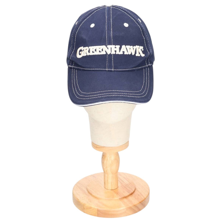 AERION 6-Panel Cap (Free Size) cotton navy blue type Vintage Second Hand