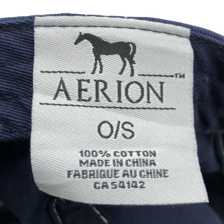AERION 6-Panel Cap (Free Size) cotton navy blue type Vintage Second Hand