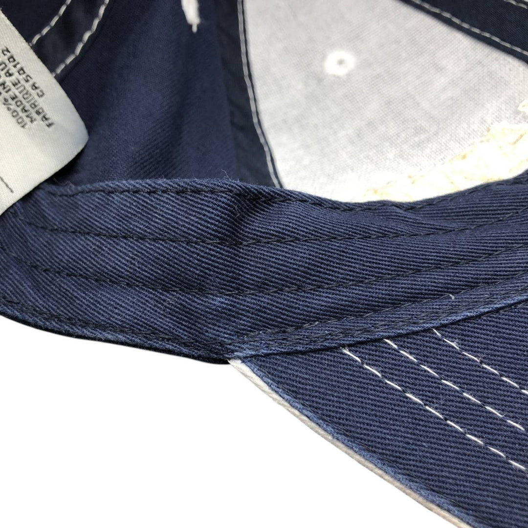 AERION 6-Panel Cap (Free Size) cotton navy blue type Vintage Second Hand