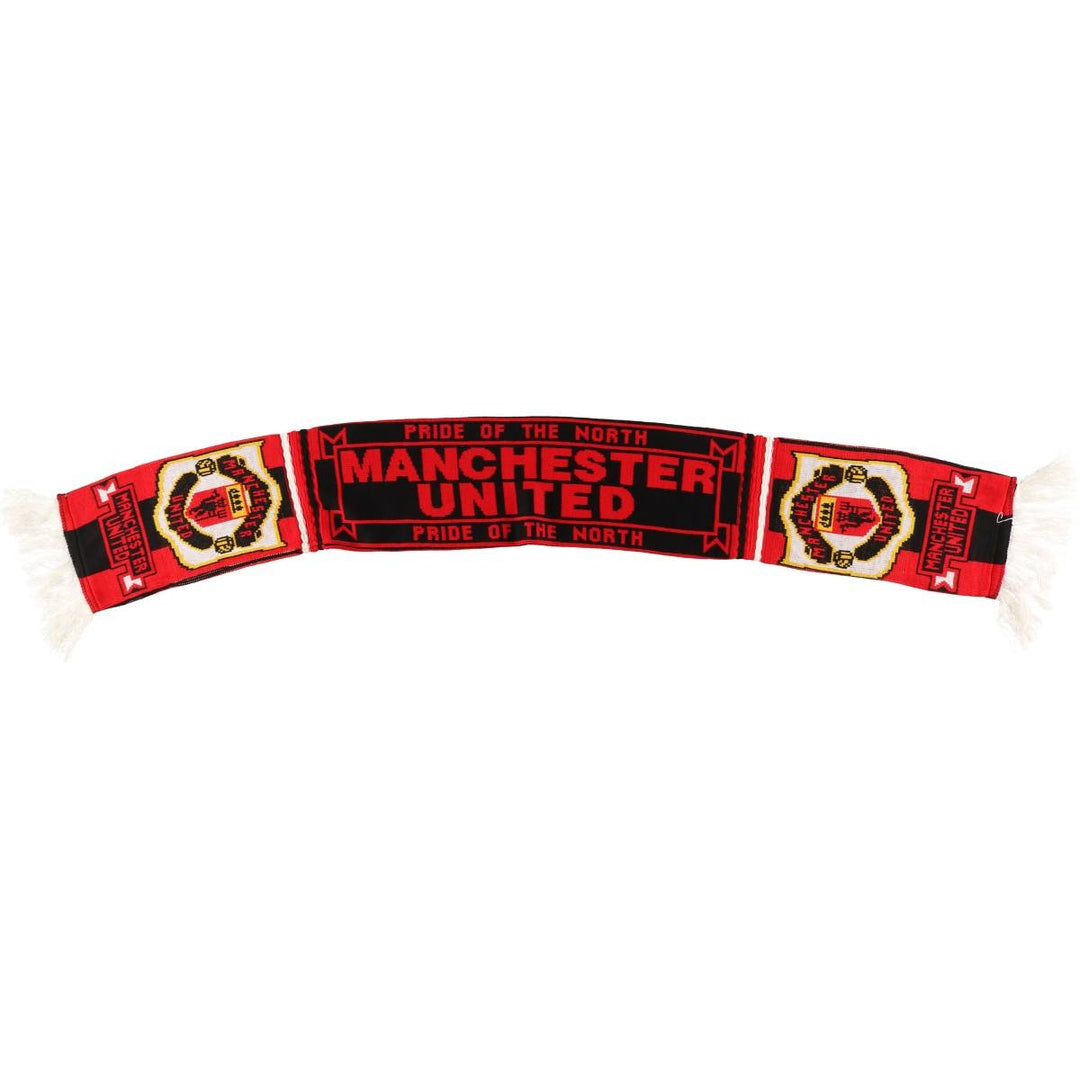 PREMIER LEAGE Premier League MANCHESTER UNITED FC Manchester United Soccer Scarf unclear red type Vintage Second Hand