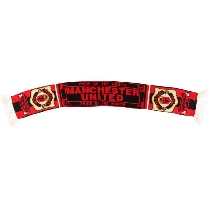 PREMIER LEAGE Premier League MANCHESTER UNITED FC Manchester United Soccer Scarf unclear red type Vintage Second Hand