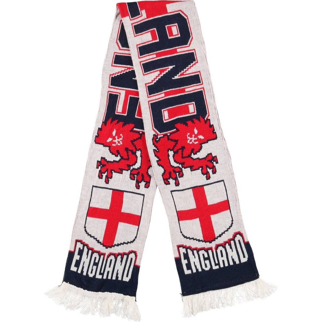 ENGLAND England National Football Team Acrylic Scarf acrylic white type Vintage Second Hand
