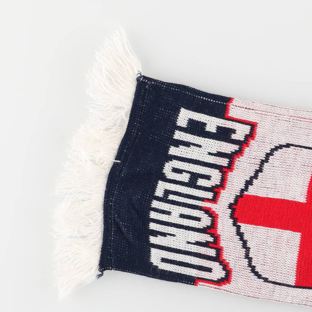 ENGLAND England National Football Team Acrylic Scarf acrylic white type Vintage Second Hand
