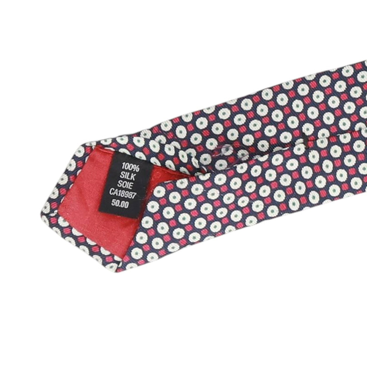 Aquascutum Dot Pattern Tie silk red type Vintage Second Hand