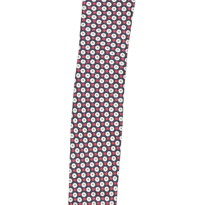 Aquascutum Dot Pattern Tie silk red type Vintage Second Hand