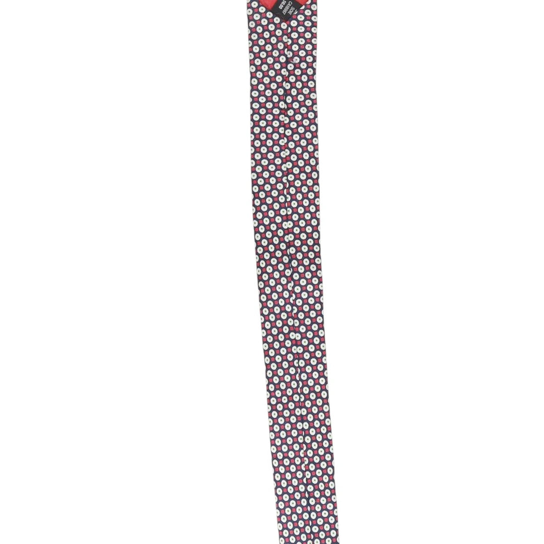 Aquascutum Dot Pattern Tie silk red type Vintage Second Hand