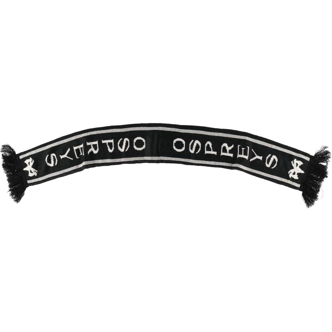 Rugby Acrylic Scarf unclear white type Vintage Second Hand