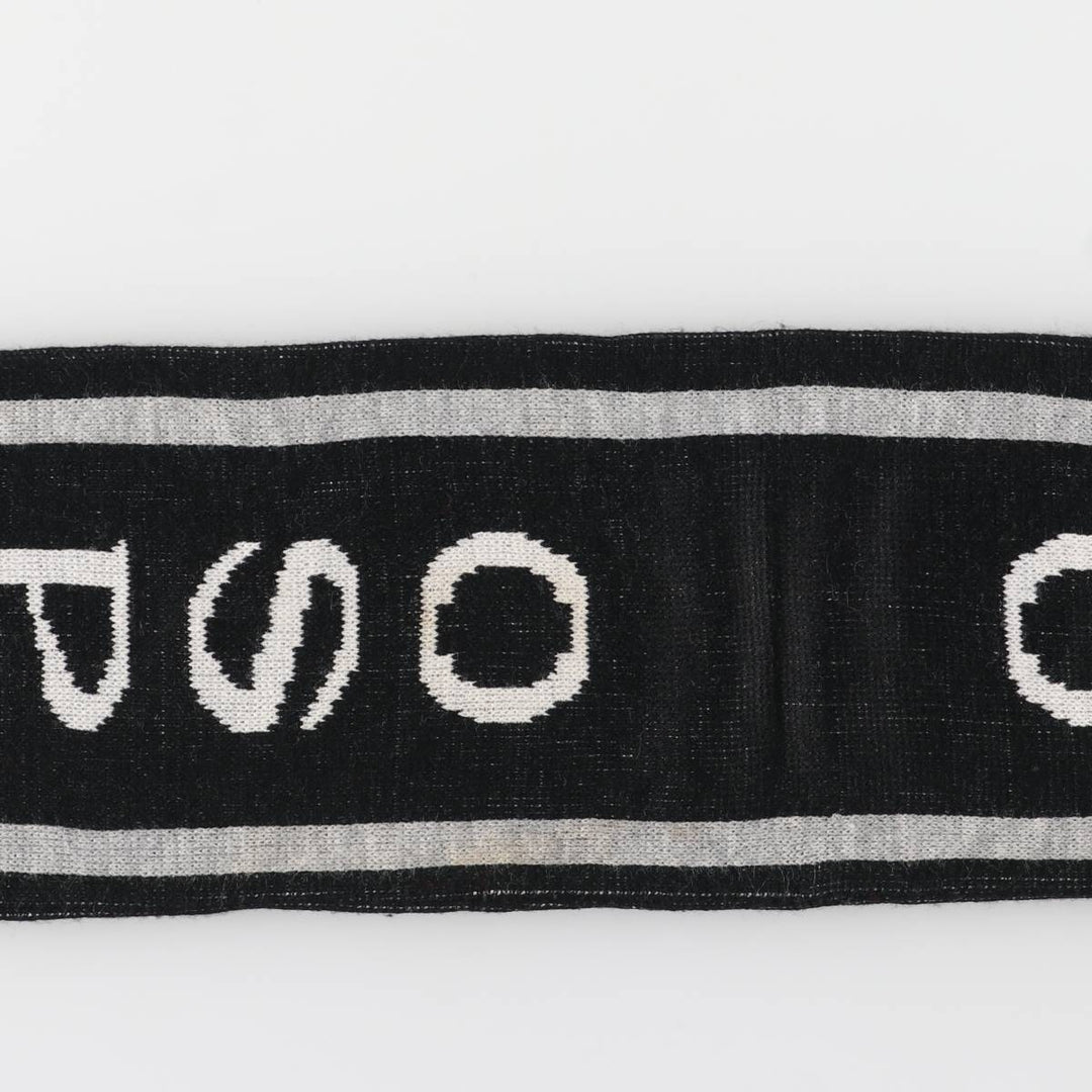 Rugby Acrylic Scarf unclear white type Vintage Second Hand