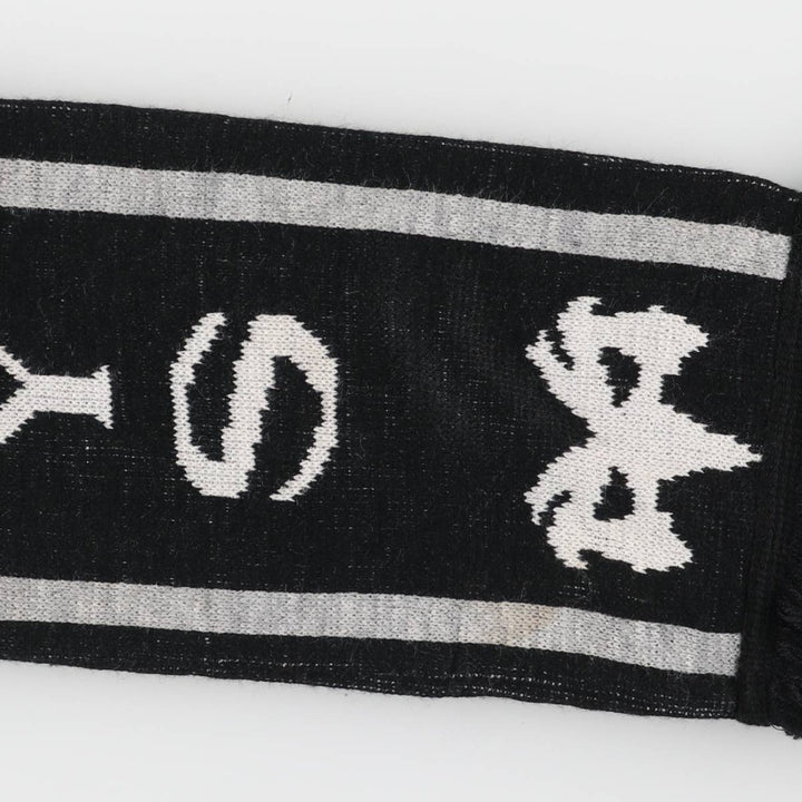 Rugby Acrylic Scarf unclear white type Vintage Second Hand