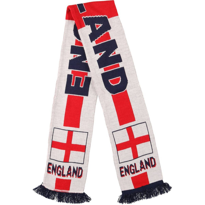 ENGLAND England National Football Team Acrylic Scarf Made in the UK acrylic navy blue type Vintage Second Hand