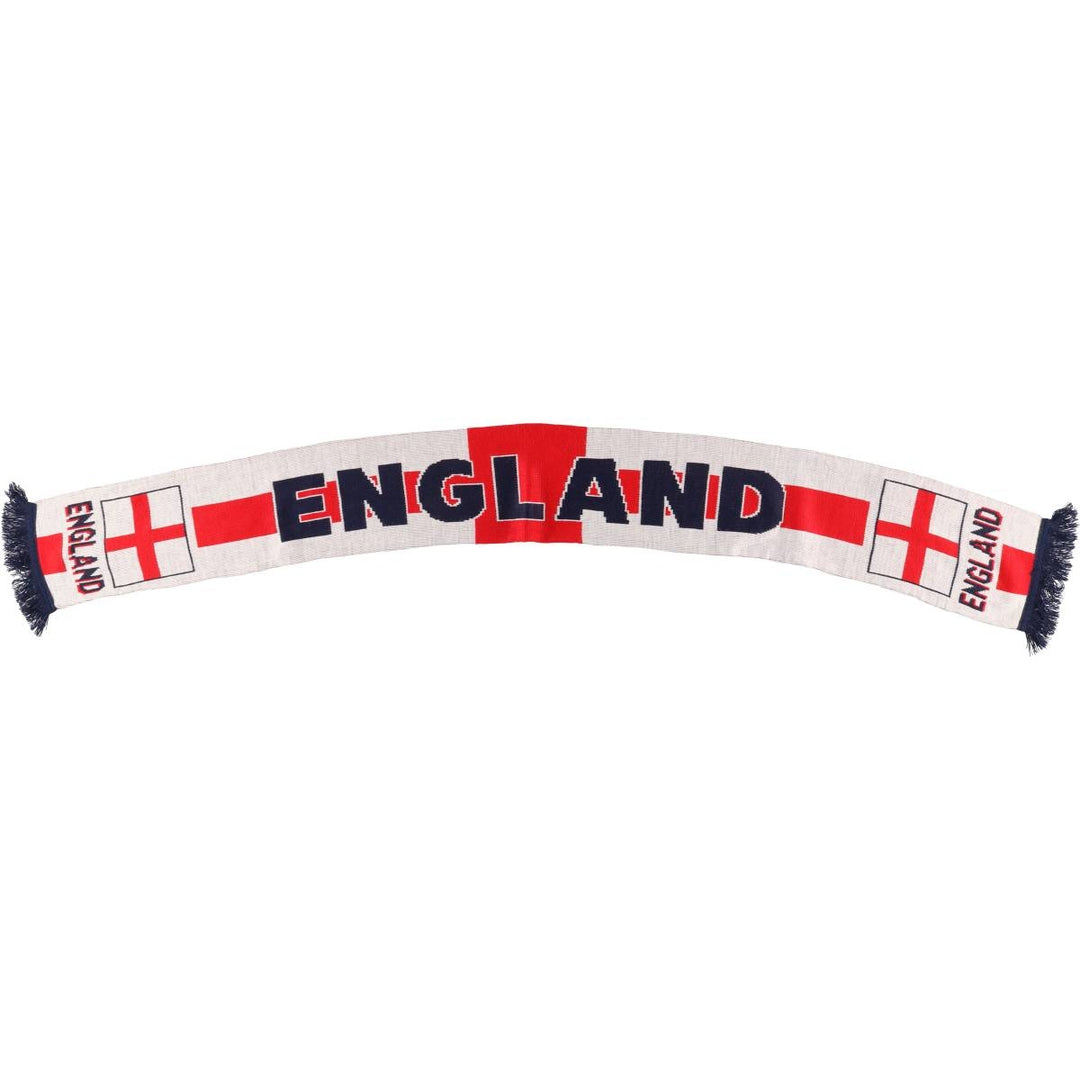 ENGLAND England National Football Team Acrylic Scarf Made in the UK acrylic navy blue type Vintage Second Hand