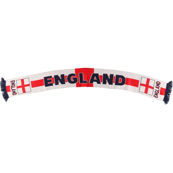 ENGLAND England National Football Team Acrylic Scarf Made in the UK acrylic navy blue type Vintage Second Hand