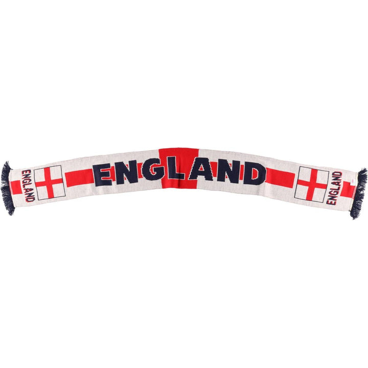 ENGLAND England National Football Team Acrylic Scarf Made in the UK acrylic navy blue type Vintage Second Hand