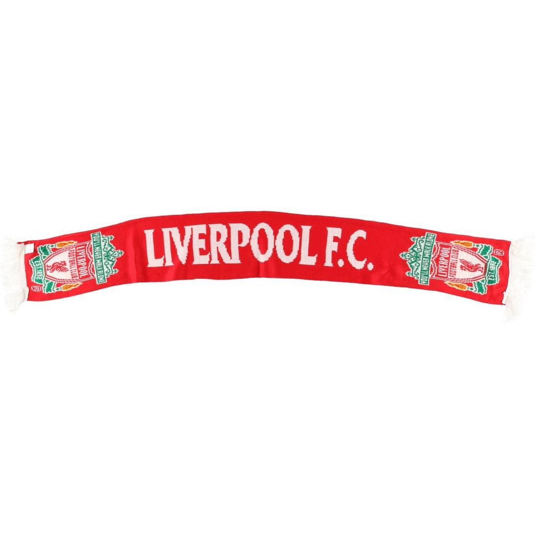 PREMIER LEAGE Premier League LIVERPOOL FC Soccer Acrylic Scarf Made in the UK acrylic red type Vintage Second Hand