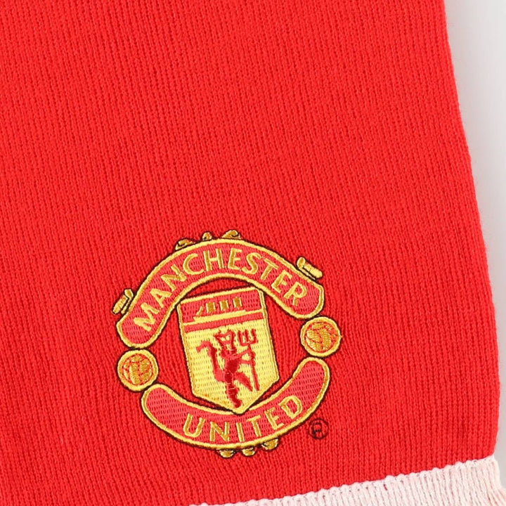 PREMIER LEAGE Premier League MANCHESTER UNITED FC Manchester United Soccer Acrylic Scarf acrylic red type Vintage Second Hand