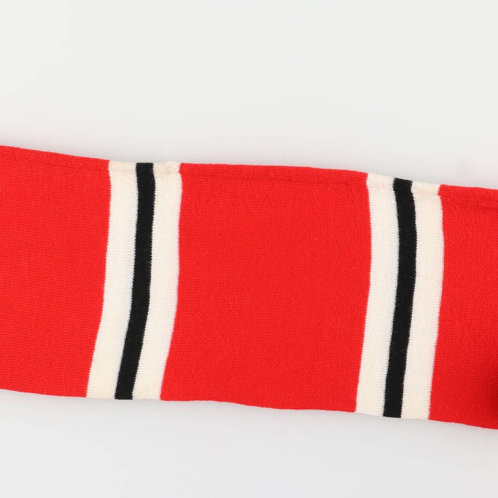 PREMIER LEAGE Premier League MANCHESTER UNITED FC Manchester United Soccer Acrylic Scarf acrylic red type Vintage Second Hand