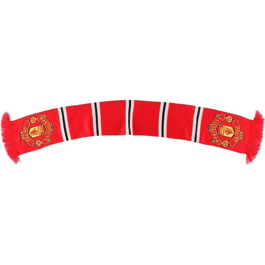 Premier League Manchester United FC Soccer Acrylic Scarf, Made in the UK acrylic red type Vintage Second Hand