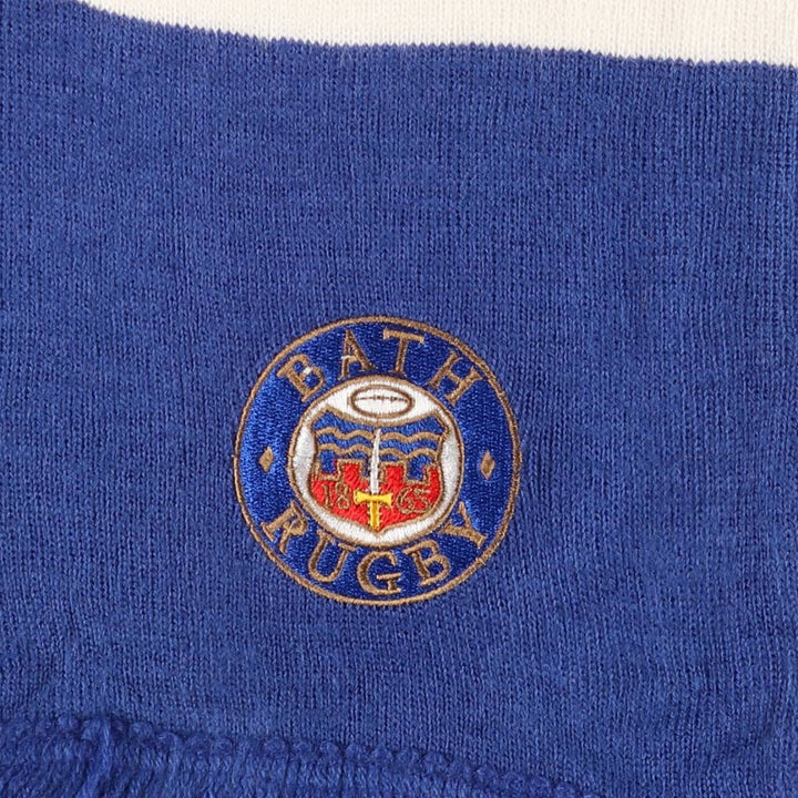Canterbury Bath Ragby Acrylic Scarf acrylic blue type Vintage Second Hand